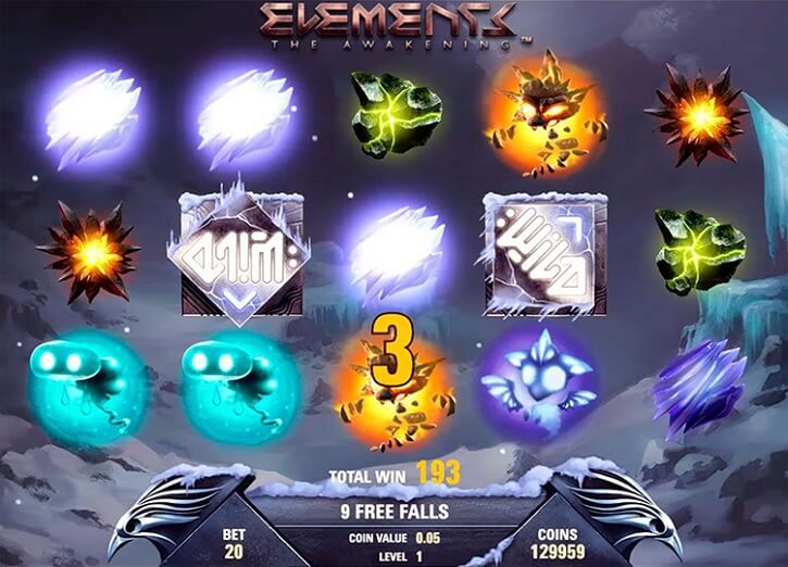 elements the awakening slot screen