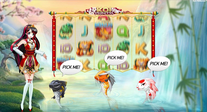 koi princess slot bonus fishes