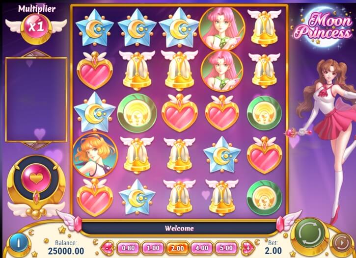 moon princess slot screen