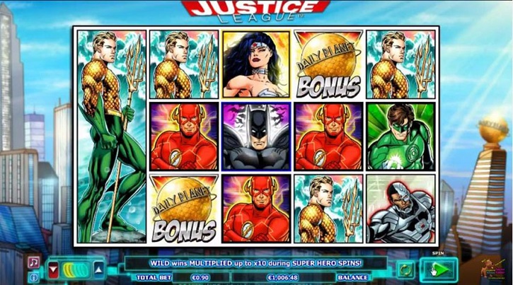 justice league slot ylevaade