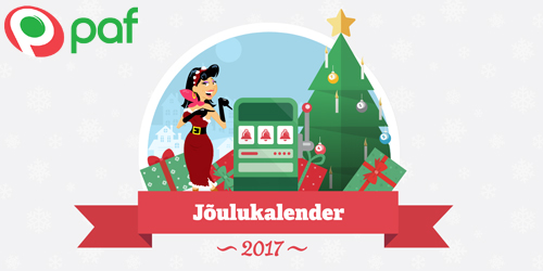 paf kasiino joulukalender 2017
