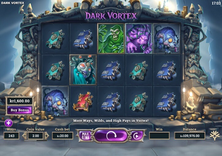 dark vortex slot screen