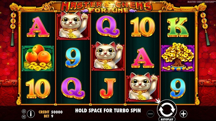 master chens fortune slot screen