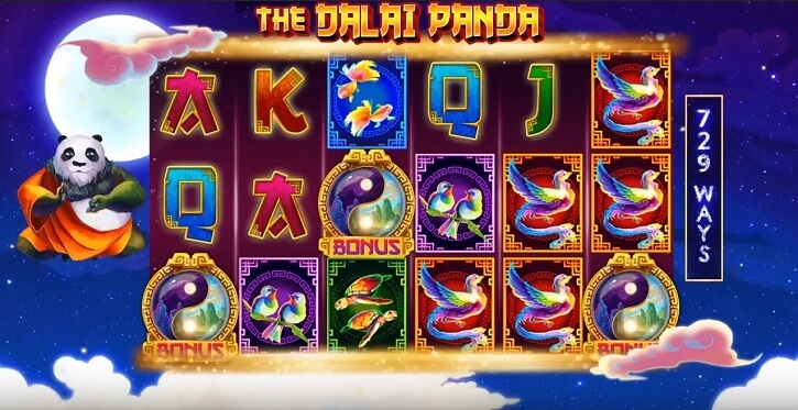 the dalai panda slot screen