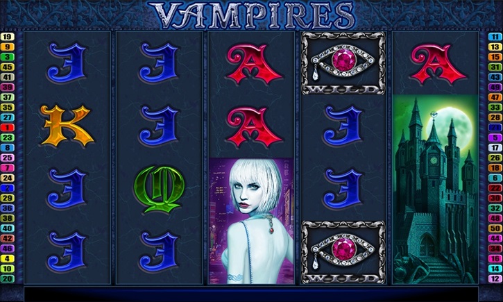 vampires slot screen