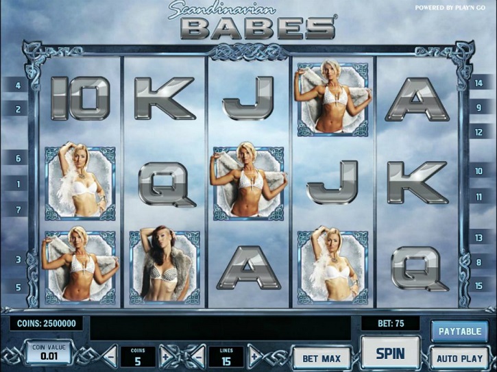 scandinavian babes slot screen