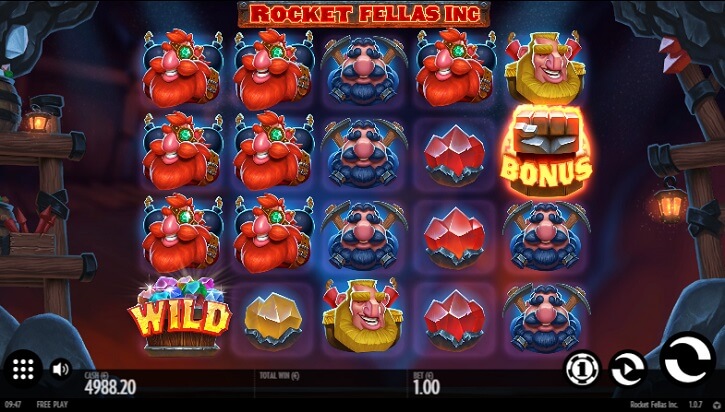rocket fellas inc slot screen
