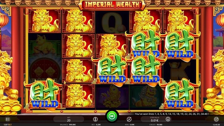 imperial wealth slot screen