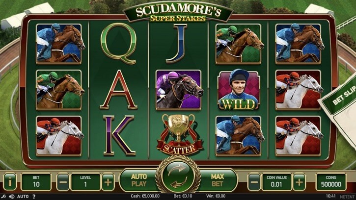 scudamores super stakes slot screen