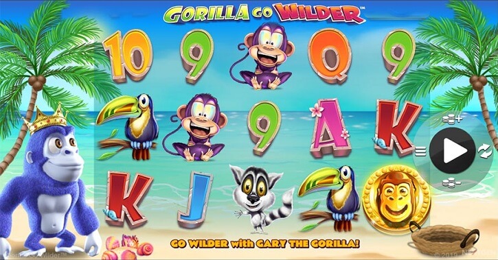 gorilla go wilder slot screen