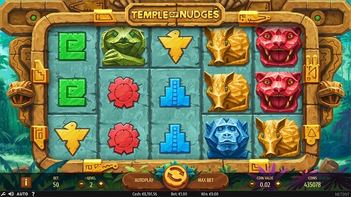 temple of nudges slot screen