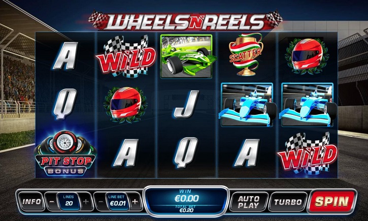 wheels n reels slot screen
