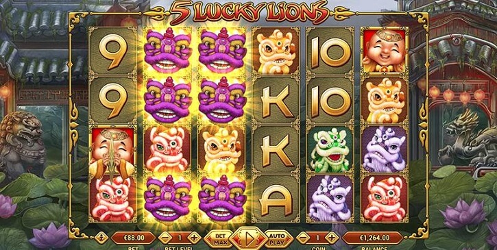 5 lucky lions slot review