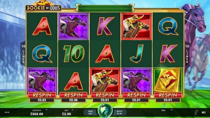 bookie of odds slot freespins