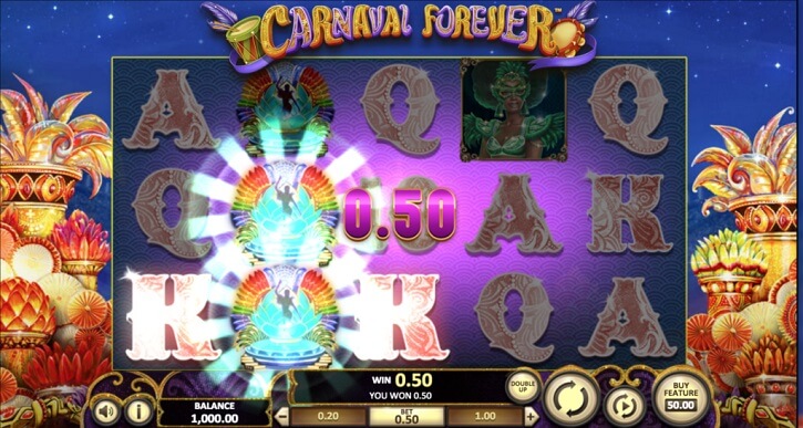 carnaval forever slot freespins