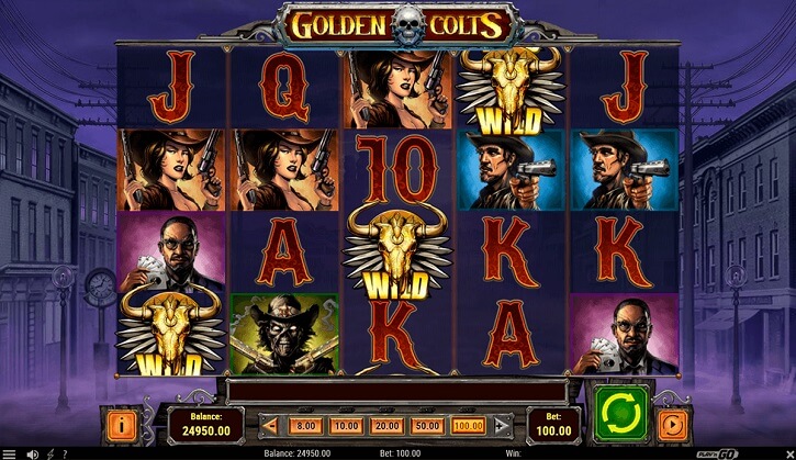 golden colts slot screen