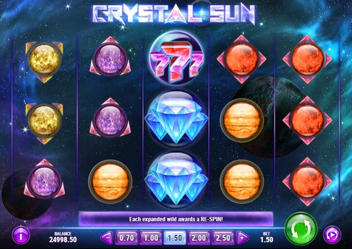 crystal sun slot screen
