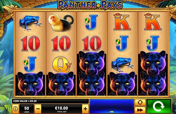 panther pays slot screen