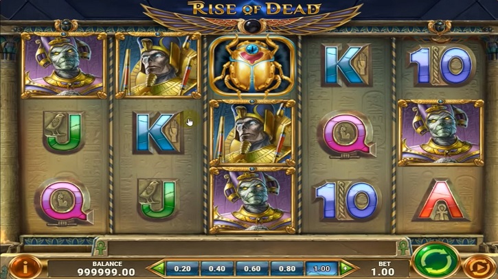 rise of dead slot screen