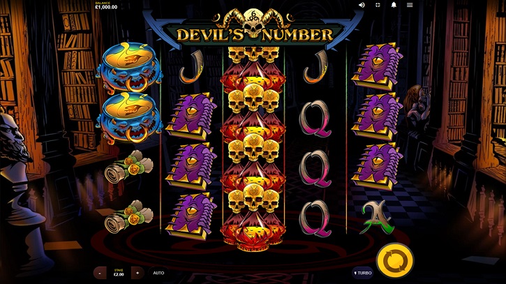 devils number slot screen