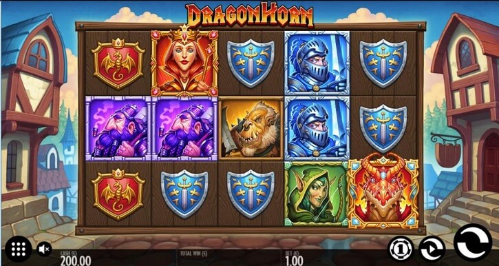 dragon horn slot screen