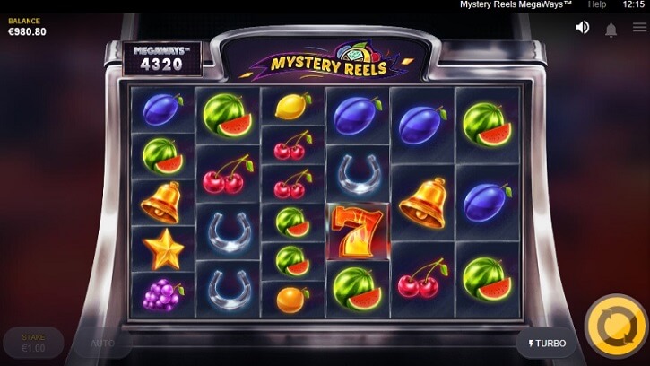 mystery reels megaways slot screen