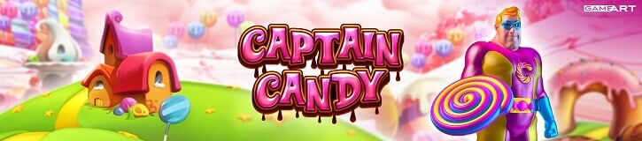 captain candy slot gameart