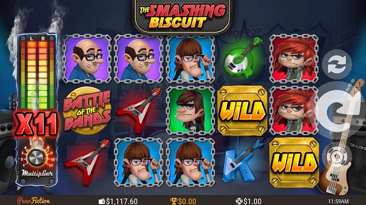 the smashing biscuit slot screen