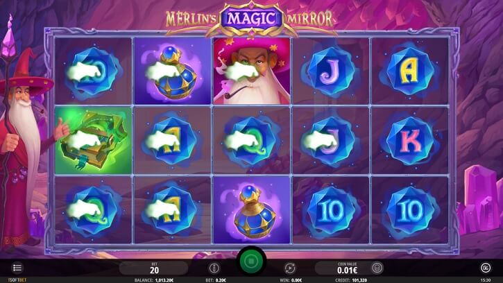 merlins magic mirror slot screen
