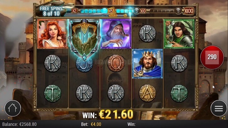 the sword and the grail slot freespins