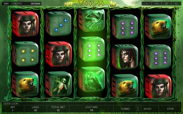 voodoo dice slot screen