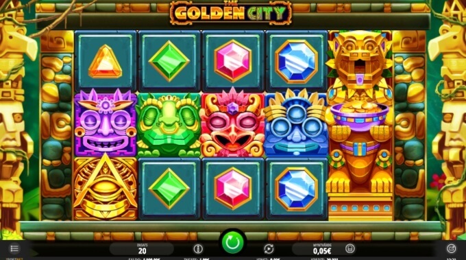 the golden city slot screen