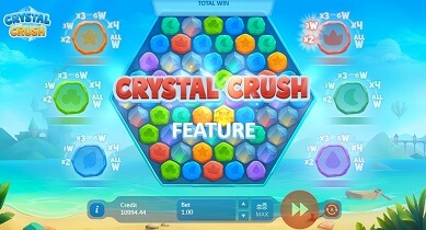 crystal crush slot screen