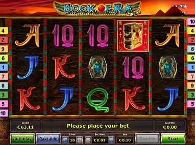 book of ra deluxe slot screen small