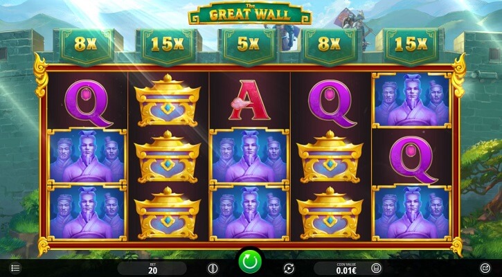 the great wall slot screen