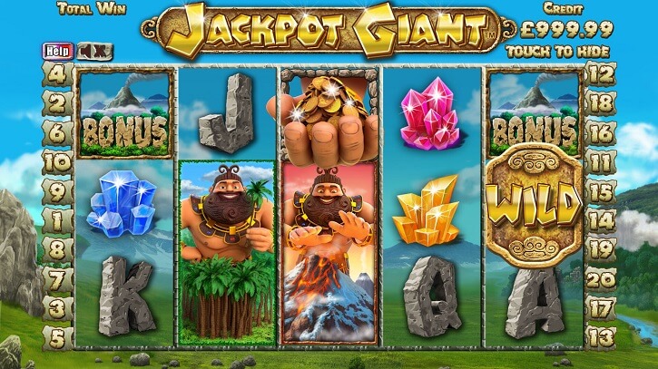 jackpot giant slot screen