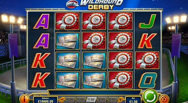 wildhound derby slot screen