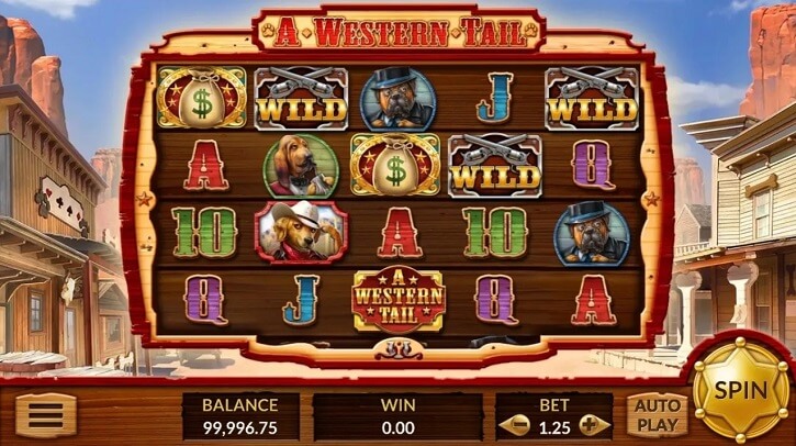 a western tail slot screen