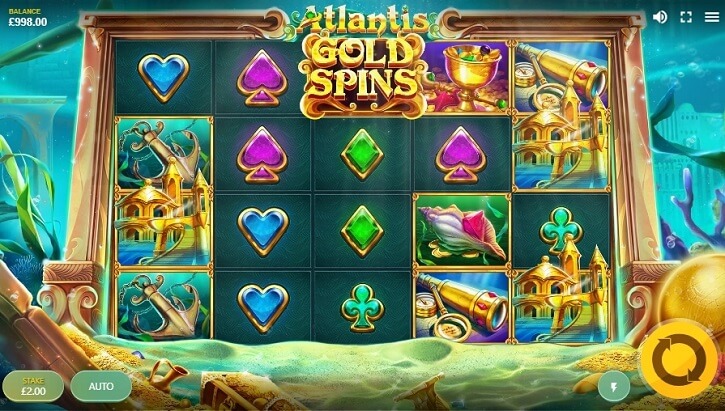 atlantis slot screen