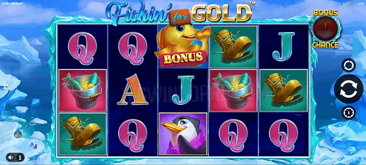 fishin for gold slot screen