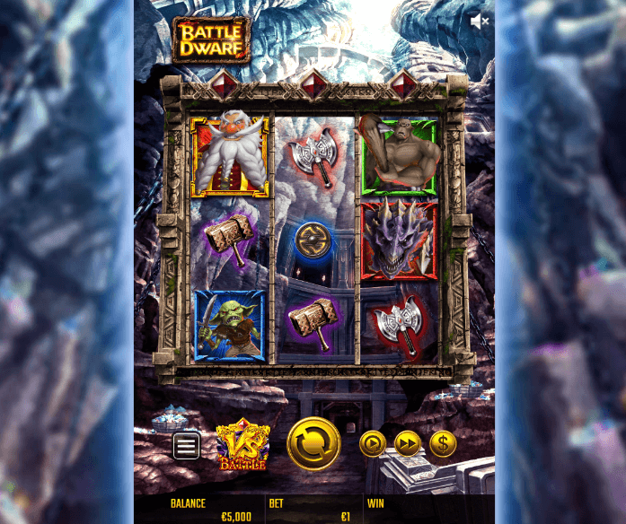 battle dwarf slot screen