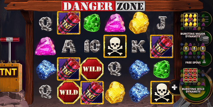 danger zone slot screen