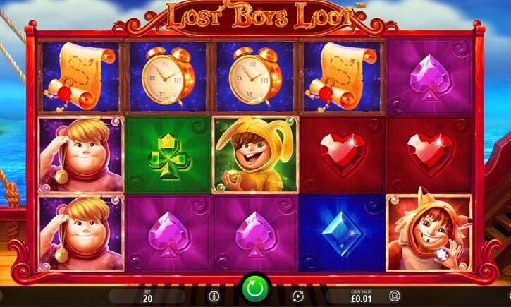 lost boys loot slot screen