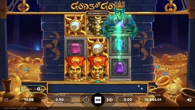 gods of gold infinireels slot screen small