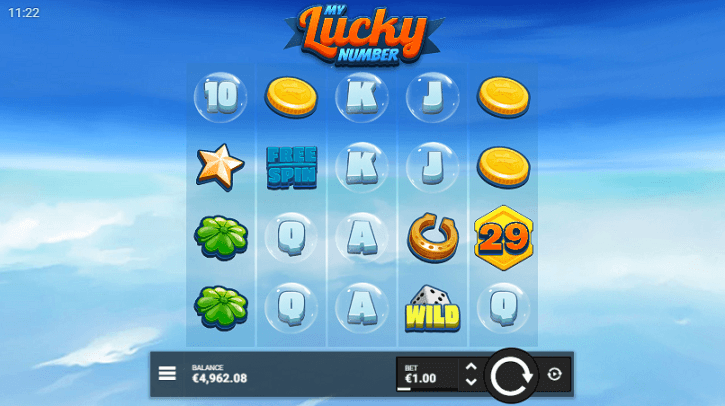 my lucky number slot screen