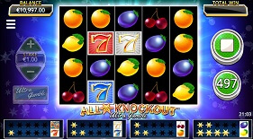 all star knockout ultra gamble slot screen small