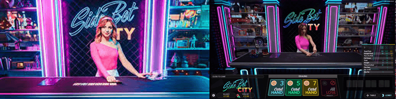 side bet city game screens