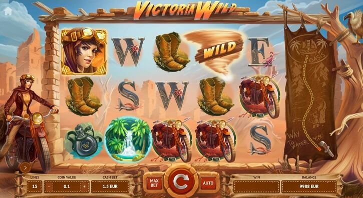 victoria wild slot screen