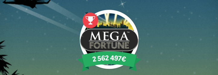 paf kasiino mega fortune kampaania