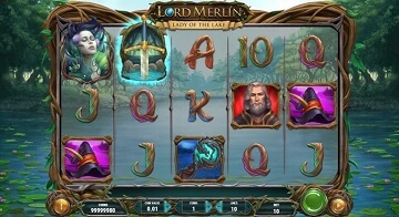 lord merlin and the lady of the lake slot screen small
